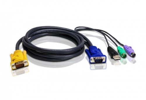 Кабель KVM ATEN 2L-5302UP, USB+PS2 KVM Cable