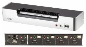KVM-переключатель ATEN CS1794-AT-G, 4 порта (USB, HDMI)