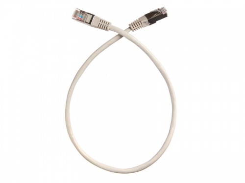 Патч-корд Technolink FTP4 cat 5e, 0.5м, ВС, LSZH, серый, литой коннектор