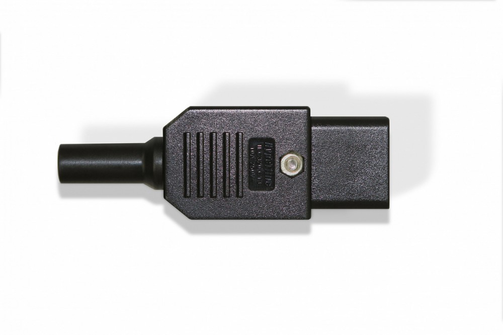 Hyperline CON-IEC320C13 Разъем IEC 60320 C13 220В 10A на кабель (плоские контакты внутри разъема), прямой 1