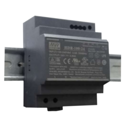 HDR-100-24, Блок питания на DIN-рейку, 100Вт, 3.83А, 24...25.5 VDC