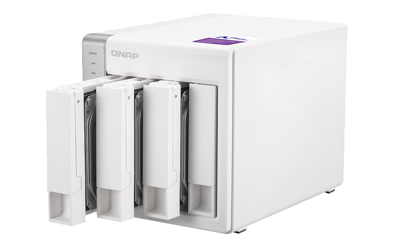 Накопитель NAS Qnap D4 3