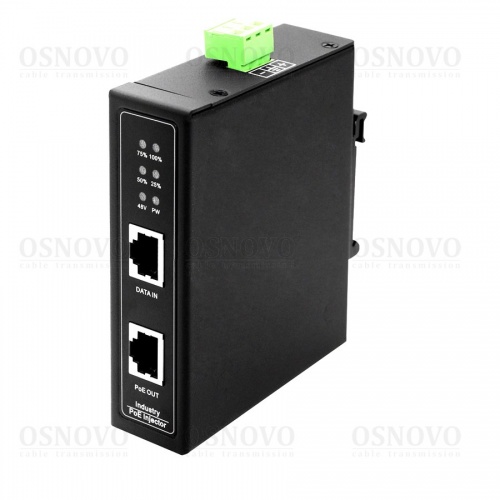OSNOVO Midspan-1303G, Промышленный Gigabit Ethernet PoE-инжектор