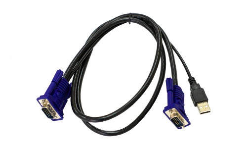 ORIGO OKVMCU KVM-кабель с разъемами VGA и USB, 1,8 м