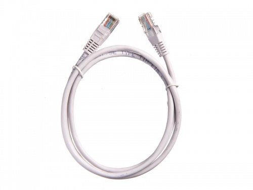 Патч-корд Technolink UTP4 cat 5e, 1,0м, ВС, LSZH, белый, литой коннектор
