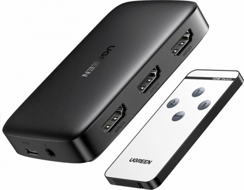 Переключатель HDMI UGREEN CM332-80125; HDMI 1.