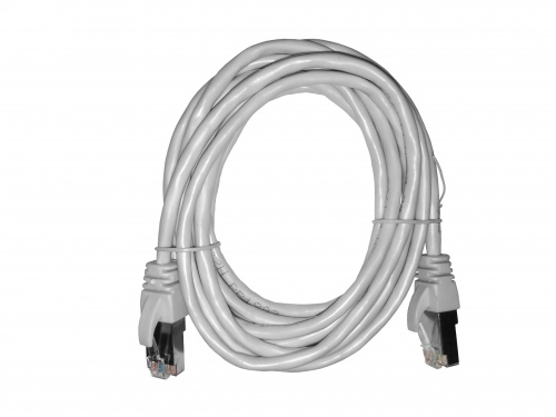 Патч-корд FTP4 cat.5е, 3.0м, BC, LSZH, серый, литой коннектор NETKO Optima