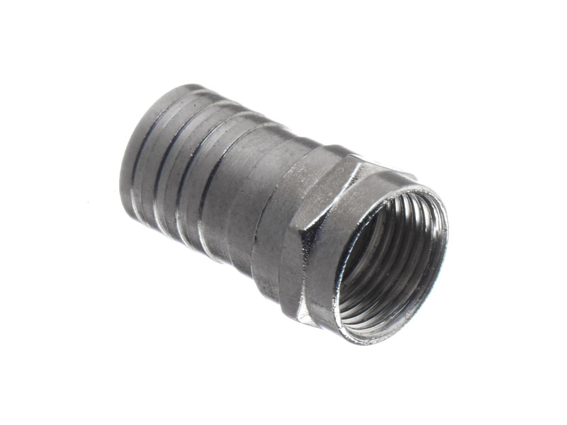 Штекер F (гайка) на RG-6SAT-703 (медь), без пина, обжимной100 шт (F660), NETKO Optima1
