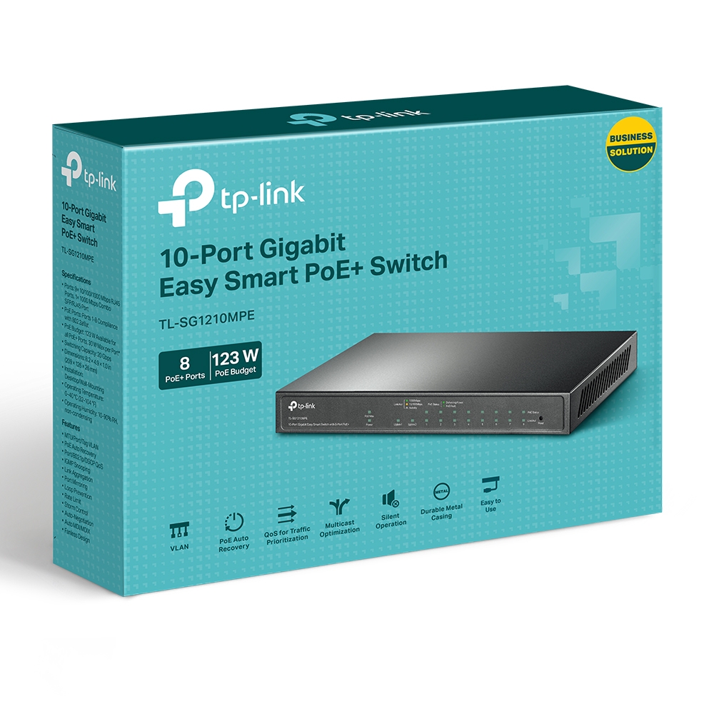Коммутатор TP-Link TL-SG1210MPE(3)