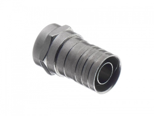 Штекер F (гайка) на RG-6SAT-703 (медь), без пина, обжимной100 шт (F660), NETKO Optima