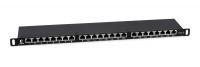 Патч-панель экранированная Cat. 6 19", 0,5U, 24 портов RJ-45