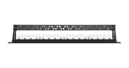 Коммутационная панель NIKOMAX 19", 2U, 48 портов, Кат.5e, неэкранированная, с органайзерами, черная-1