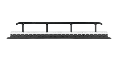 Коммутационная панель NIKOMAX 19", 1U, 48 портов, Кат.6, неэкранированная, с органайзером, черная-2