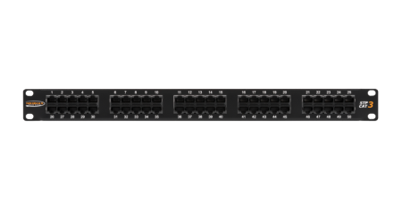 Патч-панель телефонная, 19", 1U, 50 портов RJ-45-0