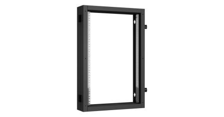 Пристенная поворотная секция TLK 19", 18U, 600х904х156, к настенным шкафам TWC-R Сlassic, RAL9005-0