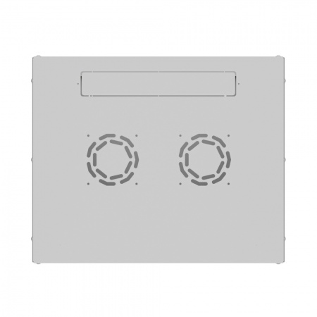 19'' Настенный шкаф NTSS LIME 12U 550×600×635 мм, стеклянная дверь, стенки не съемные, RAL 7035-2