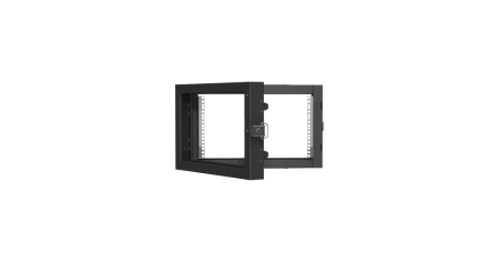 Пристенная поворотная секция TLK 19", 6U, 600х370х156, к настенным шкафам TWC-R Сlassic, RAL9005-1