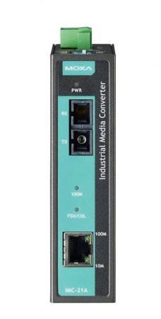 Промышленный медиаконвертер MOXA IMC-21A-S-SC-T-2