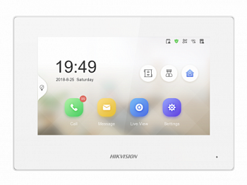 Видеодомофон DS-KH6320-LE1(B) White