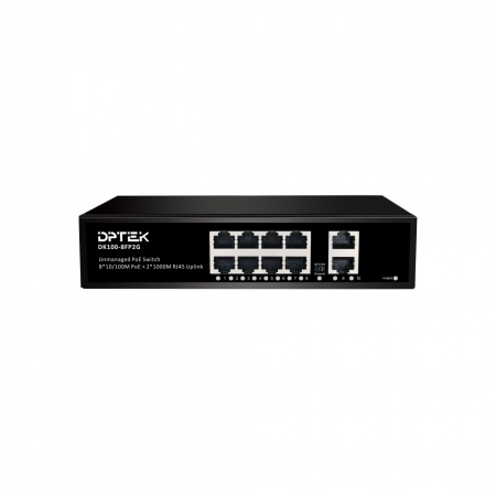 Коммутатор DPTEK DK100-8FP2G-W-0