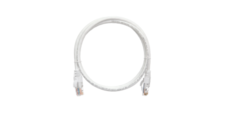 Коммутационный шнур NIKOMAX U/UTP 4 пары, Кат.5е, PVC нг(А), белый, 3м-0