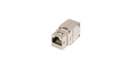 Модуль-вставка NIKOMAX, Кат.8, RJ45/8P8C, самозажимной, полный экран, металлик-0