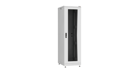 Напольный шкаф PRACTICAL, 19", 42U, перфорированная дверь, Ш600хВ2010хГ800мм, разобранный, серый-0