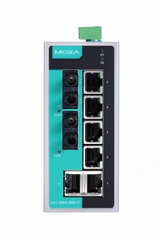 Коммутатор промышленный MOXA EDS-208A-MM-ST