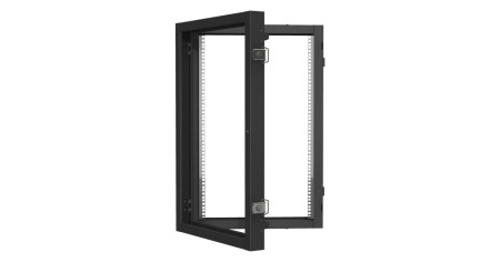 Пристенная поворотная секция TLK 19", 18U, 600х904х156, к настенным шкафам TWC-R Сlassic, RAL9005-1