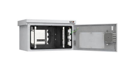 Шкаф настенный климатический TLK Lite 19", 6U, IP55, Ш821хВ482хГ566 мм, RAL 7035 муар-1