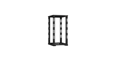 Монтажная стойка двухрамная с разборной рамой 19", 24U, Ш600xВ1195xГ800мм, с крышей, в разобранном в-0