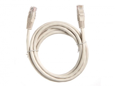 Патч-корд Technolink UTP4 rj45-rj45, cat.6, 2.0м, BC, LSZH, серый, литой коннектор-0