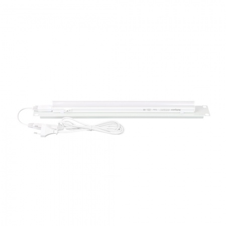 19" Панель освещения 1U NTSS, 220V, кабель 1,5м, немецкий стандарт, RAL 7035-0