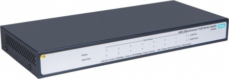Коммутатор HPE OfficeConnect 1420 8G PoE+ 64W (JH330A)-1