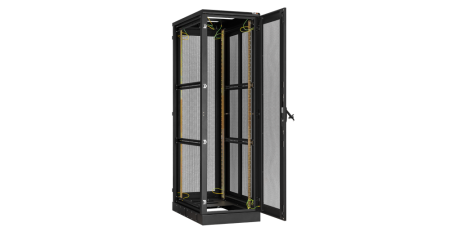 Напольный шкаф Classic 19",42U,перфорированные двери и стенки, 800х2060х1000, RAL9005-1