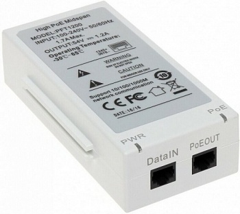 Инжектор PoE Dahua DH-PFT1200
