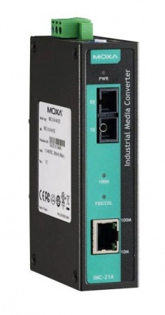 Промышленный медиаконвертер MOXA IMC-21A-S-SC-T-1