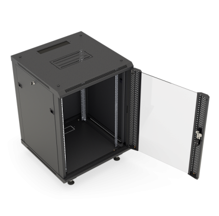 Шкаф настенный DANNMAN WXP-0966-G-F-RAL9005-2