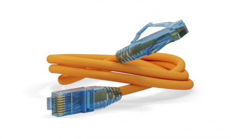 Патч-корд U/UTP, Cat.6 (100% Fluke Component Tested), LSZH, 0.3 м, оранжевый-0