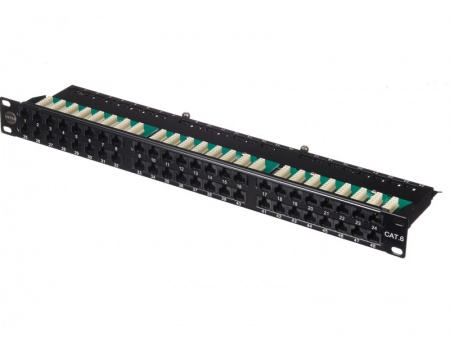 Патч-панель Cat. 5e 19", 1U, FTP, 48 портов RJ-45-0