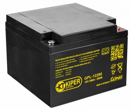 Аккумуляторная батарея Kiper GPL-12400 12V/40Ah-0