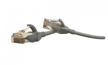 Патч-корд U/UTP, категория 6 (100% Fluke Component Tested), 28AWG, LSZH, 5 м, серый-0