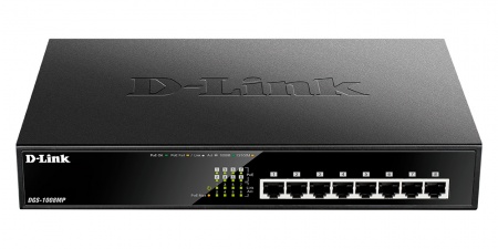 Коммутатор D-Link DGS-1008MP/A2A-0