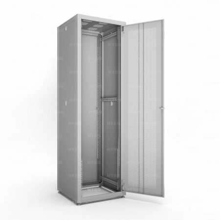 19'' Напольный шкаф NTSS СТАНДАРТ 47U 600х1000 мм, передняя дверь перфорация, задняя металл, RAL7035-3