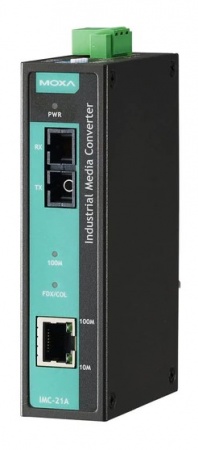Промышленный медиаконвертер MOXA IMC-21A-S-SC-T-0