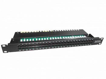 Патч-панель телефонная UTP, 19, 50 портов RJ45, cat.3, 1U, Krone Type, SB