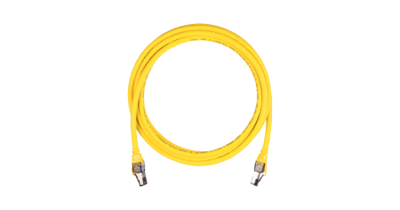 Коммутационный шнур NIKOMAX S/FTP 4 пары, Кат.8, LSZH нг(А)-HFLTx, желтый, 5м-0